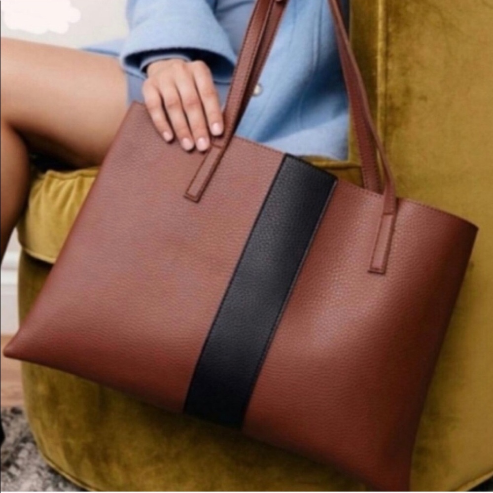 Vince Camuto Vegan Leather tote.